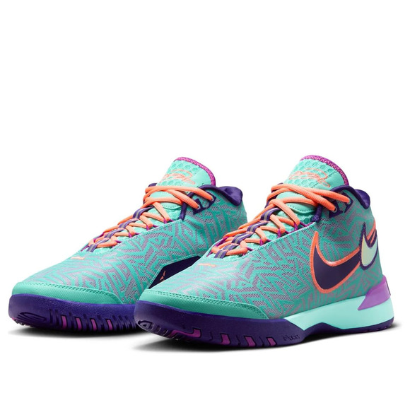 Nike Zoom LeBron NXXT Gen HF0712-300 Hyper Turquoise Purple Men’s US 11 NEW - Picture 1 of 14